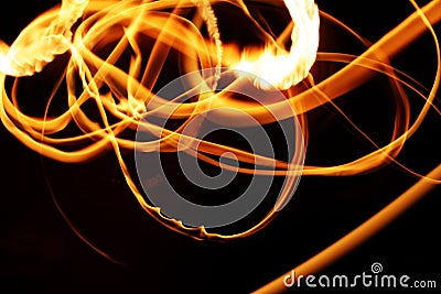 Star Flame Light Abstraction Stock Photo