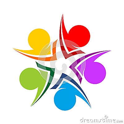 Star group logo Vector Illustration