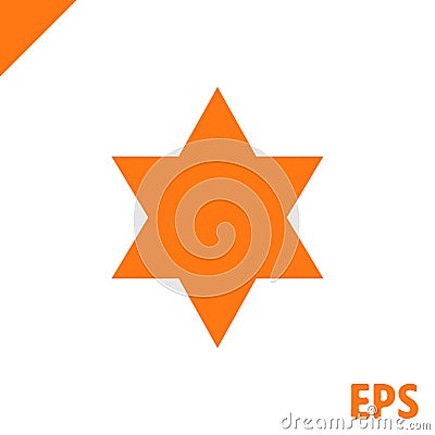 Star icon stock vector illustration flat design Vector Illustration