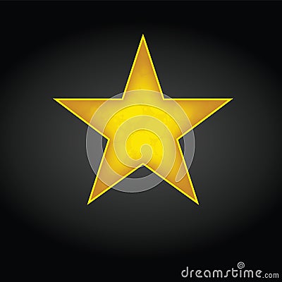 Star Icon vector. Rating symbol for web design - Vector Stock Photo