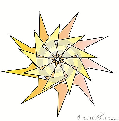 Star illustration Stock Photo