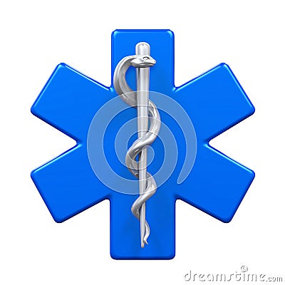 Star of Life Symbol Stock Photo