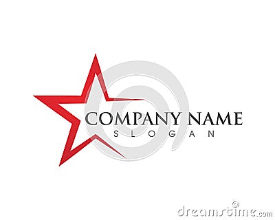 Star Logo Template Vector Illustration