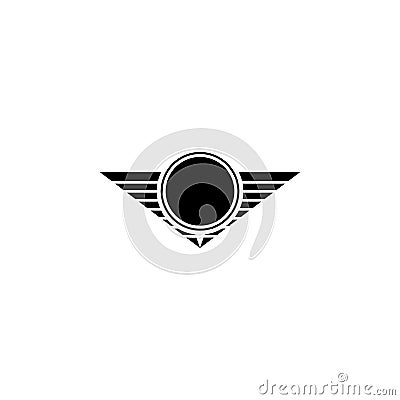 star of a military pilot icon. Element of military for mobile concept and web apps. Detailed star of a military pilot icon can be Stock Photo