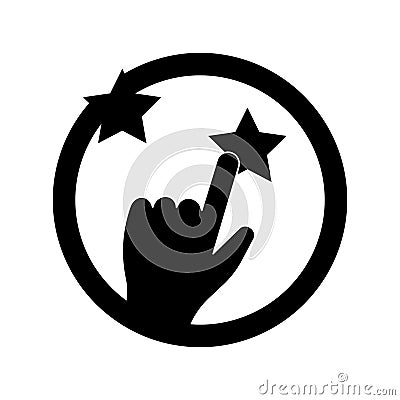 Star rating Isolated Vector icon which can easily modify or edit Vector Illustration