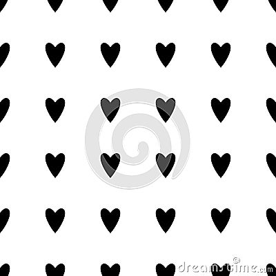 Background hearts Vector Illustration