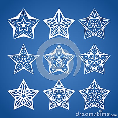 Star set Vector Illustration