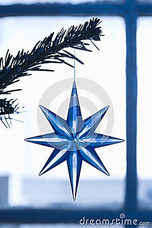 Star Shape Christmas Ornament Stock Photo