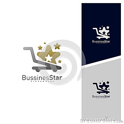 Star Shop Logo Template Design Vector, Concept, Creative Symbol, Icon Vector Illustration