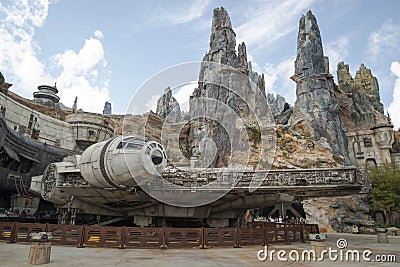 Star Wars, Galaxy`s Edge, Hollywood Studios, Disney World, Editorial Stock Photo