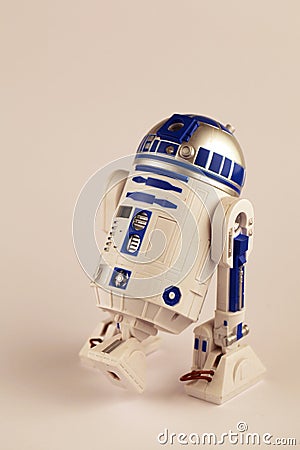 Star Wars R2-D2 toy action figure Editorial Stock Photo