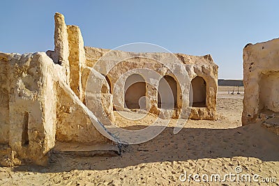 Star Wars Tatooine villages in Tunisia Editorial Stock Photo
