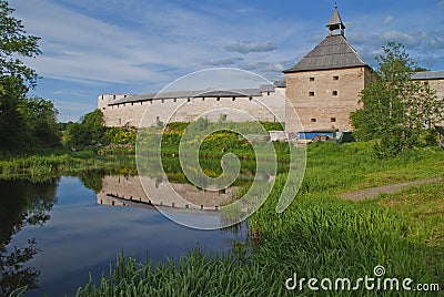 Staraya Ladoga fortress Stock Photo