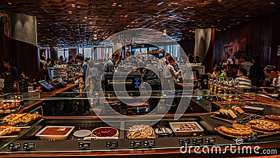 Starbuck flagship store at Shanghai, China Editorial Stock Photo