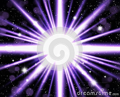 Starburst background Stock Photo