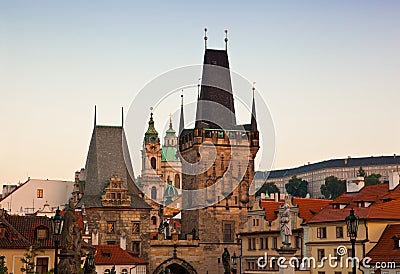 Stare Mesto view, Prague, Editorial Stock Photo