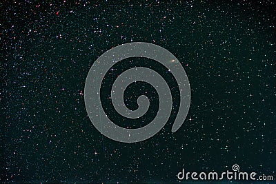 Starfield with Perseus, Andromeda Galaxy, Milky Way and Falling Stock Photo