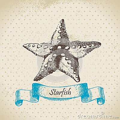 Starfish Vector Illustration