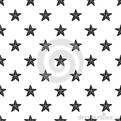 Starfish pattern vector Vector Illustration