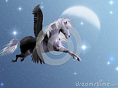 Starlight Pegasus Stock Photo