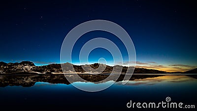 Starlit sky. Stock Photo