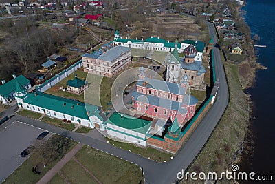 Staroladozhsky Nikolsky monastery, Russia Stock Photo