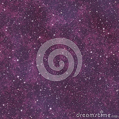 Starrs in outer space seamless background or texture illustration Cartoon Illustration