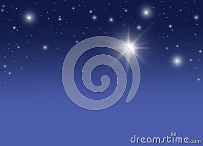 Starry night Stock Photo