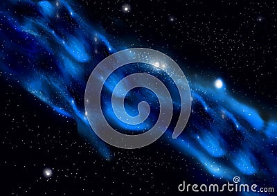 Starry night sky milky way background Stock Photo