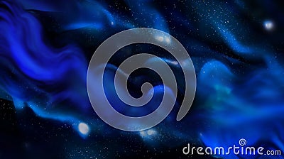 Starry night sky milky way background Stock Photo