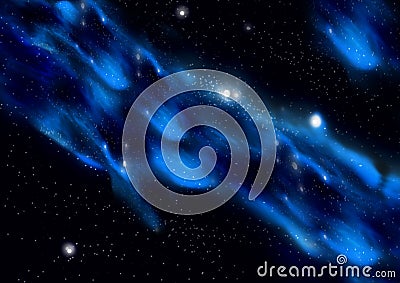 Starry night sky milky way background Stock Photo