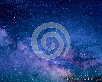 Starry night sky Background ,stock image Cartoon Illustration