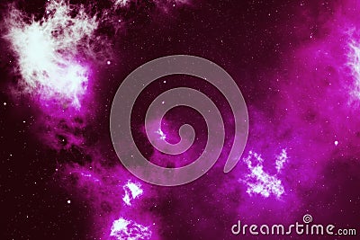 Starry outer space background texture with nebula. Colorful starry night sky outer space background. 3d rendering Stock Photo