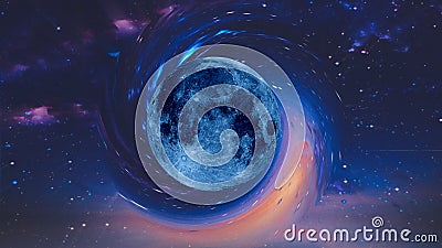 Starry sky night universe cosmic background Stock Photo