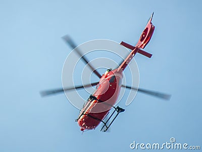 A STARS Airbus H145 helicopter with a custom medical interior, enabling the aircraft to serve Editorial Stock Photo