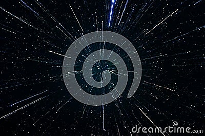 Stars and galaxy outer space sky night universe background Stock Photo