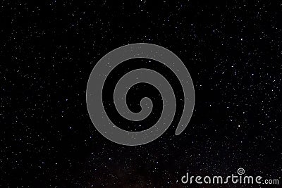 Stars and galaxy outer space sky night universe black starry background of shiny starfield Stock Photo