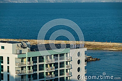 4 stars LTI Berlin Golden Beach Hotel in Bulgarian resort Editorial Stock Photo