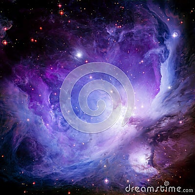 Stars nebula in space. Stock Photo