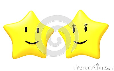 Stars Smile Stock Photo