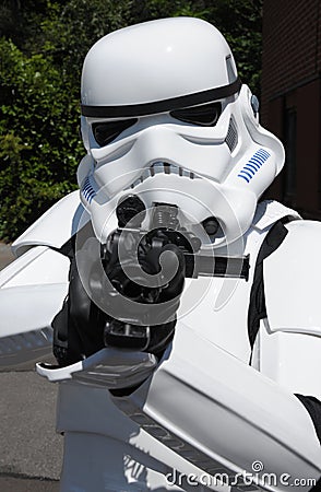 Starship trooper. Star Wars Editorial Stock Photo