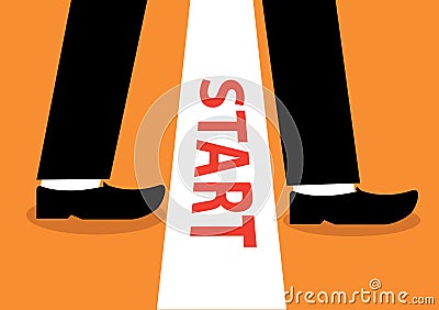 Start business Vector Illustration