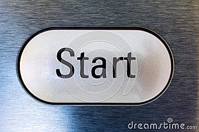 Start button Stock Photo