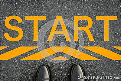 Start concept Stock Photo