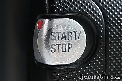 Start Stop Button Stock Photo