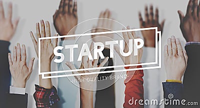 Start Up Business Enterprise Launch Opportunity Concept Stock Photo