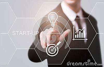 Start-up Funding Crowdfunding Investment Venture Capital Entrepreneurship Internet Business Technology Concept Stock Photo