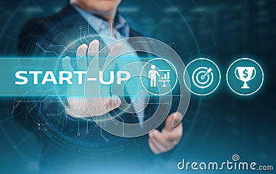 Start-up Funding Crowdfunding Investment Venture Capital Entrepreneurship Internet Business Technology Concept Stock Photo