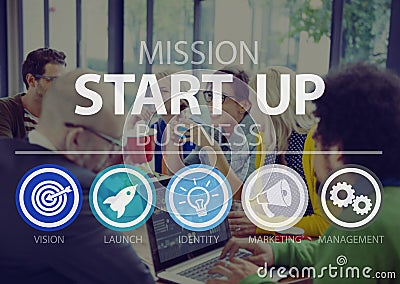 Start Up Opportunity Growth Success Chance Begin Concept Stock Photo