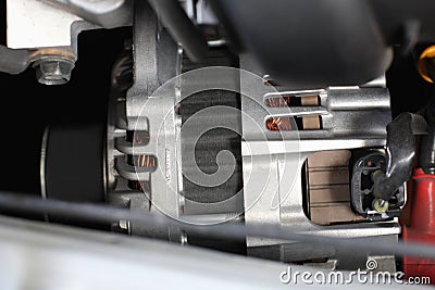 The starter motor of car Stock Photo